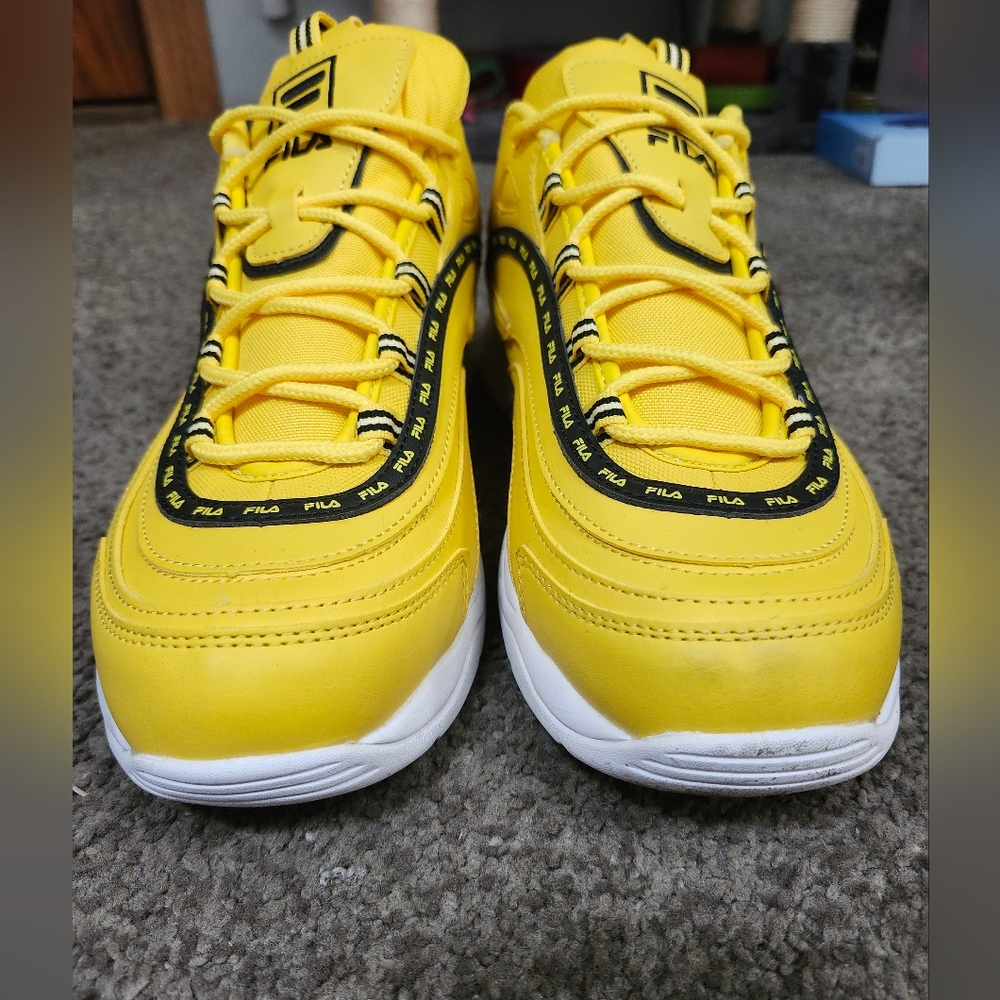 FILA Ray Repeat Yellow Sneakers Men's US Size 11